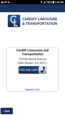 Cardiff Limo android App screenshot 0