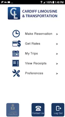 Cardiff Limo android App screenshot 1